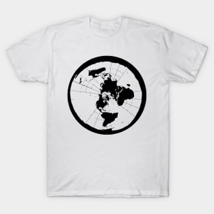 Flat Earth Map, Truth seeker, Printed Truth Gift Idea! T-Shirt